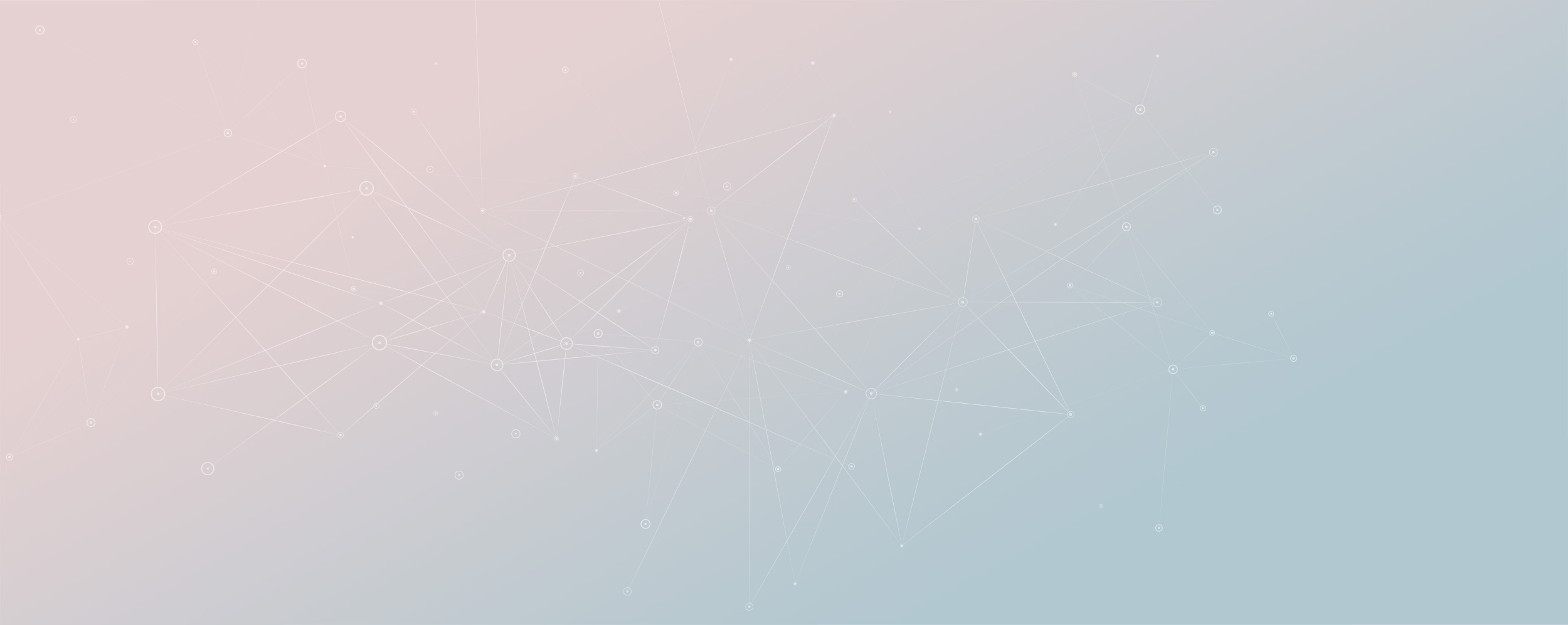 Gradient overlaid with geometric network lines