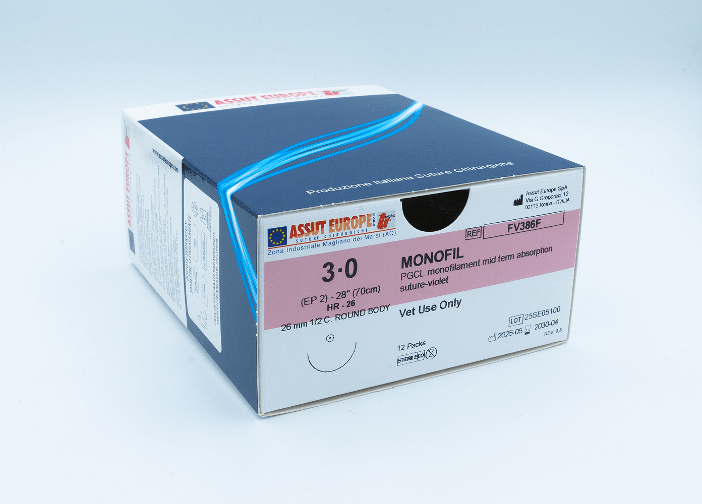 Mid-term absorption veterinary sutures box 3-0